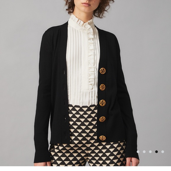 Tory Burch Sweaters - Tory Burch Simone Cardigan in Black